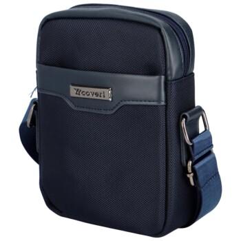 Pánská crossbody taška tmavě modrá - Coveri Leonardo