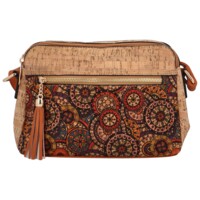 Dámská crossbody kabelka červeno modrá - Firenze Lolika