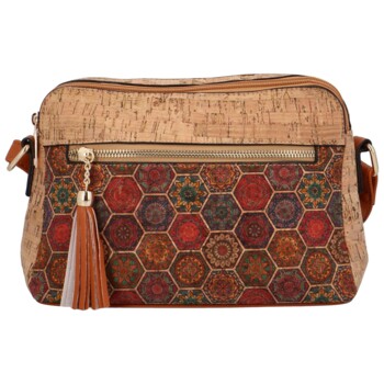 Dámská crossbody kabelka tmavě červená - Firenze Lolika