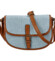 Dámska crossbody kabelka světle modrá - Firenze Drumy