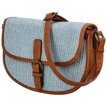 Dámska crossbody kabelka světle modrá - Firenze Drumy
