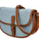 Dámska crossbody kabelka světle modrá - Firenze Drumy