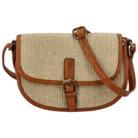 Dámska crossbody kabelka světlá taupe - Firenze Drumy