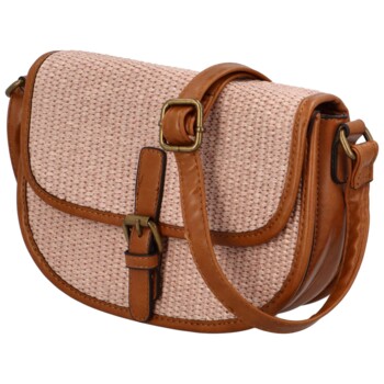 Dámska crossbody kabelka starorůžová - Firenze Drumy
