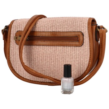 Dámska crossbody kabelka starorůžová - Firenze Drumy