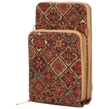 Dámské crossbody pouzdro hnědé - Firenze Veromi