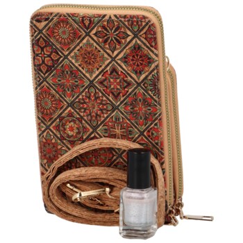 Dámské crossbody pouzdro hnědé - Firenze Veromi