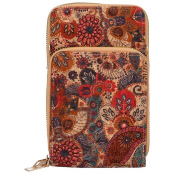 Dámské crossbody pouzdro modro červené - Firenze Veromi