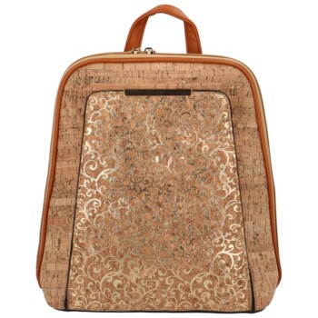 Dámský batůžek stříbrný - Firenze Fernalo