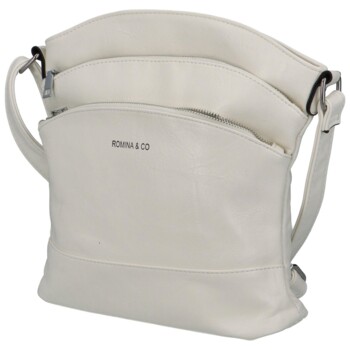 Dámská crossbody kabelka bílá - Romina Elkano