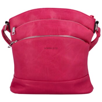 Dámska crossbody kabelka fuchsiová - Romina Elkano