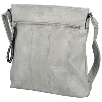 Dámská crossbody kabelka světle šedá - Romina Alexaro