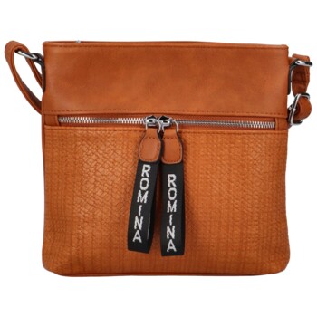 Dámská crossbody kabelka světle hnědá - Romina Dekora