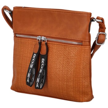 Dámská crossbody kabelka světle hnědá - Romina Dekora