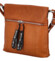 Dámská crossbody kabelka světle hnědá - Romina Dekora
