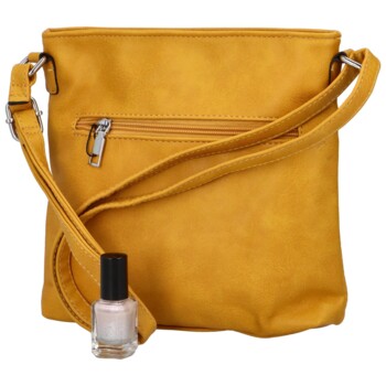 Dámská crossbody kabelka žlutá - Romina Dekora