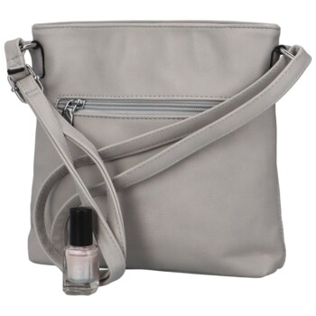 Dámská crossbody kabelka světle šedá - Romina Dekora