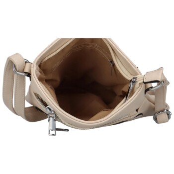 Dámská crossbody kabelka světle béžová - Romina Alebra