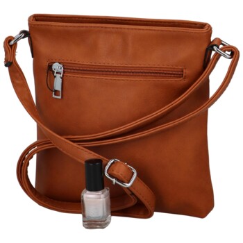 Dámská crossbody kabelka světle hnědá - Romina Alebra