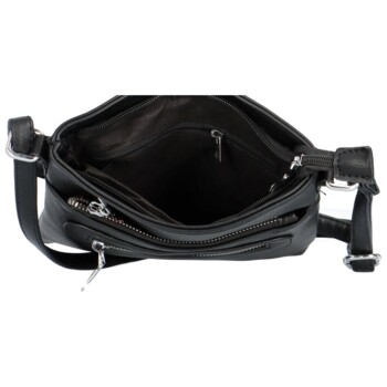 Dámská crossbody kabelka černá - Romina Alebra