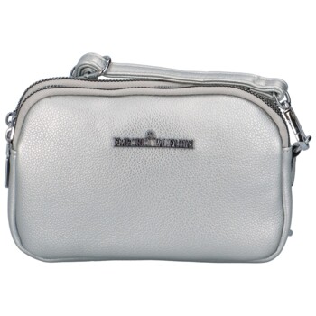 Dámska crossbody kabelka stříbrná - Coveri Renomo