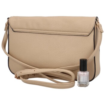 Dámská crossbody kabelka tmavě béžová - Coveri Leonada