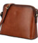 Dámská kožená crossbody kabelka hnědá - Katana Erno