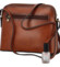 Dámská kožená crossbody kabelka hnědá - Katana Erno