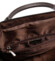Luxusní kožená cestovní taška tmavě hnědá - Hexagona Maestro