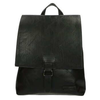 Dámský módní batoh kabelka černý - Enrico Benetti Kool