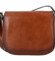 Dámská kožená crossbody kabelka hnědá - Katana Vureno