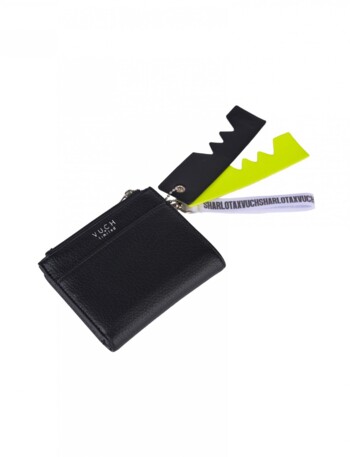 Dámská kožená peněženka černá - Vuch WILD ONE RIDER BLACK