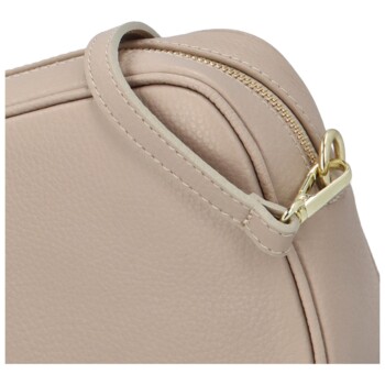 Dámská kožená crossbody kabelka tmavě béžová -  ItalY Kriane G