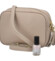 Dámská kožená crossbody kabelka tmavě béžová -  ItalY Kriane G