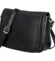 Dámská kožená crossbody kabelka černá - Katana Ladybona