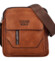 Pánská crossbody taška na doklady hnědá - Coveri Joachym