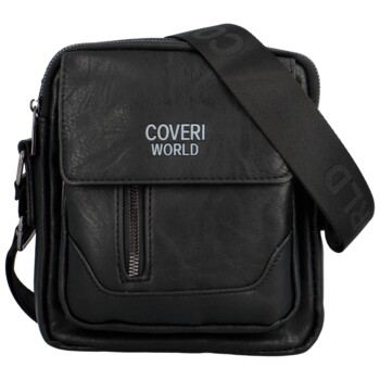 Pánská crossbody taška na doklady černá - Coveri Joachym