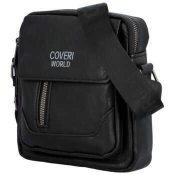 Pánská crossbody taška na doklady černá - Coveri Joachym