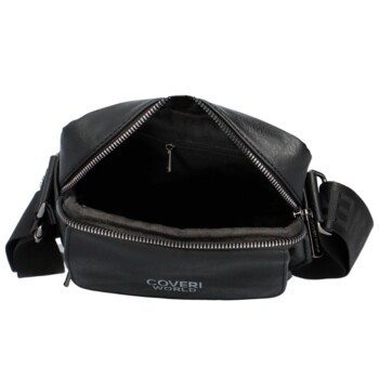 Pánská crossbody taška na doklady černá - Coveri Joachym