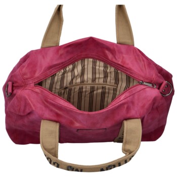 Dámská cestovní taška fialovo růžová - MaxFly Lora