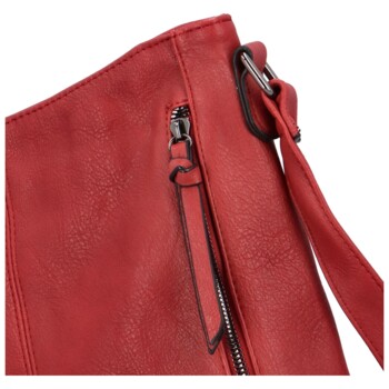 Dámská crossbody kabelka červená - Paolo Bags Juliana