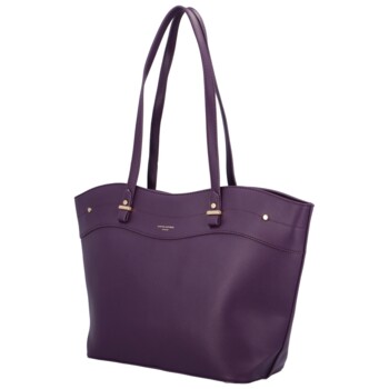 Dámská kabelka přes rameno fialová - David Jones Sulo
