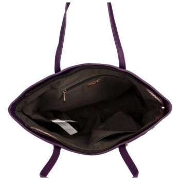 Dámská kabelka přes rameno fialová - David Jones Sulo