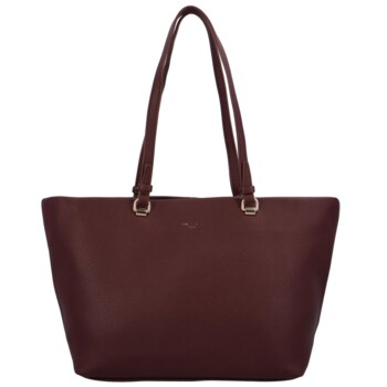 Dámská kabelka přes rameno vínová - David Jones Muliana