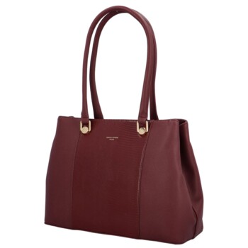 Dámská kabelka přes rameno vínová - David Jones Reti