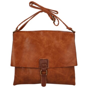 Dámská crossbody kabelka světle hnědá - Paolo Bags Erikoma