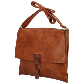 Dámská crossbody kabelka světle hnědá - Paolo Bags Erikoma