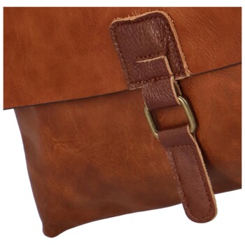 Dámská crossbody kabelka světle hnědá - Paolo Bags Erikoma
