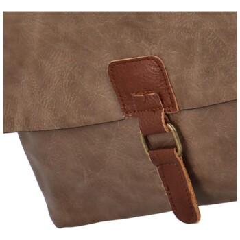 Dámská crossbody kabelka tmavě béžová - Paolo Bags Erikoma