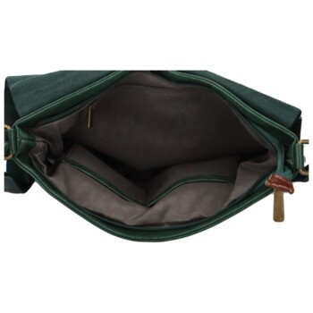 Dámská crossbody kabelka zelená - Paolo Bags Erikoma